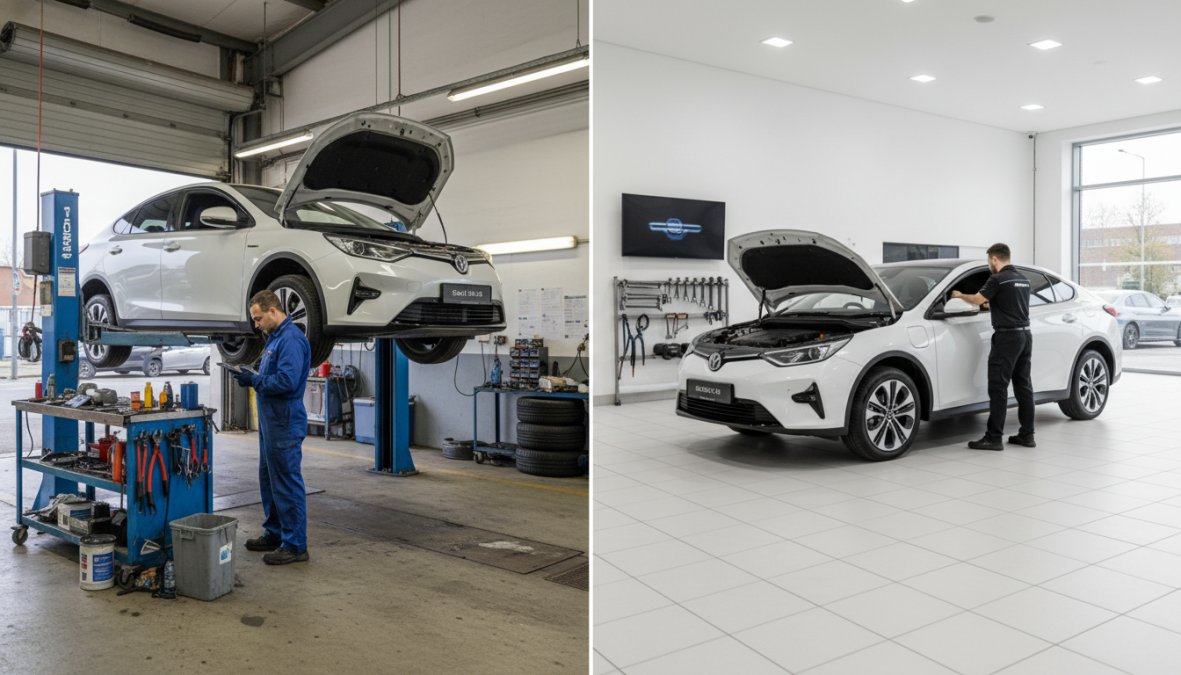 Independent Garage vs Dealership for Hybrid Cars: 2026 Guide